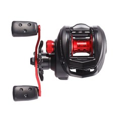 Abu Garcia Black Max 3水滴輪 左手把, 單品, 黑+紅
