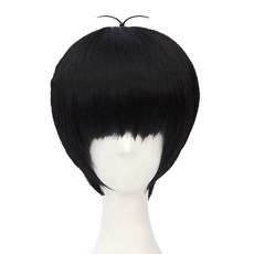Partybok 小樹苗造型短假髮, 黑色
