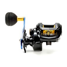 Abu Garcia Ocean Field BG水滴捲線器 左手把, 單品, 黑+藍+金