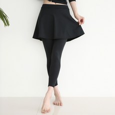 LITFIT 女性褲裙式水母褲 FP0003, 黑色的