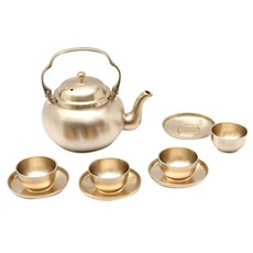 GEO CHANG YUGI 水壺茶杯組合, 1組, 水壺+杯子 4入+碟子 4入