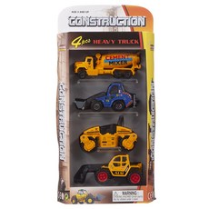 世界流通建築迷你卡車 4入組, 1套