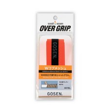 고센 W KOBU 스파이럴 듀얼 배드민턴 메쉬 심그립 AC-15L, 오렌지, 1개