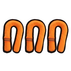 Weissel Dog Boomerang U 玩具 14 x 22.5 厘米, 橘子, 3片