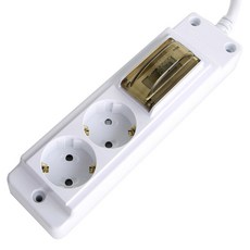 現代電氣大容量多延長線2插短路HT190, 1.5m, 1個