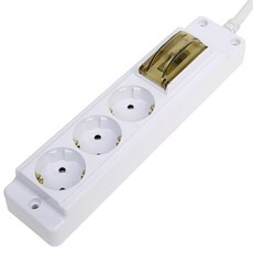 現代電氣大容量多延長線3插短路HT400, 5m, 1個