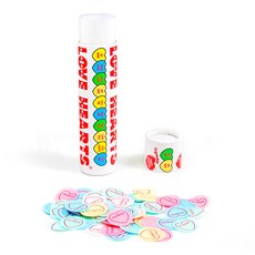 Sukyu-K 心形彩紙花粉派對用品, 混色, 1個