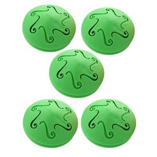 바이셀 반려견 고무바이트 장난감 10 x 6 cm, 그린, 5개