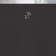 디자인수풀 심플 컬러 안개시트지, 블랙 사수자리