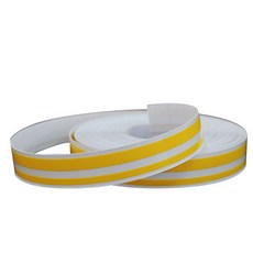 Tracing 車用側邊纖薄門貼線條貼紙, 黃色, 1個