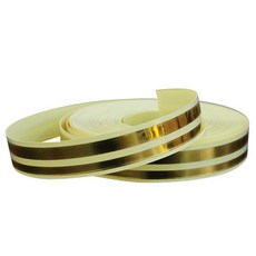 Tracing 車用側邊纖薄門貼線條貼紙, 金色鍍鉻, 1個