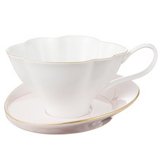 화이 구름 홍차잔 골드, 화이트, 핑크, 1세트