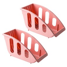 베이직 스타일 접시 정리함, 2개, B