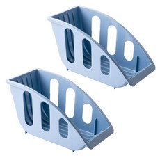 베이직 스타일 접시 정리함, 2개, C