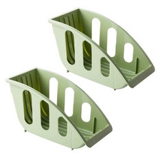 베이직 스타일 접시 정리함, 2개, A