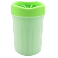 비케이 반려동물 발청소 전용 브러쉬 컵 대, 그린, 1개