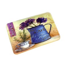 Store33花朵圖案柔軟廚房地墊, G