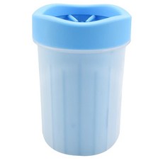 비케이 반려동물 발청소 전용 브러쉬 컵 대, 블루, 1개