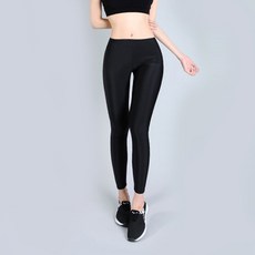 RASH PL. 女款運動緊身褲, 黑色