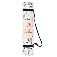 DOIY 水磨石運動皮拉提斯瑜珈墊, 白色, 1個