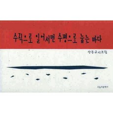 수직으로 일어서면 수평으로 눕는 바다, 오늘의문학사, 상동규 저