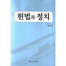 헌법과 정치, 경인문화사, 송석윤 저