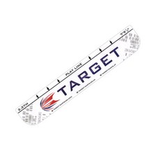 目標投擲線 10 x 58cm, 白色的, 1個