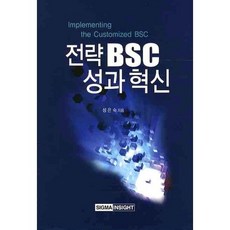 전략 BSC 성과 혁신:IMPLEMENTING THE CUSTOMIZED BSC, 시그마인사이트컴, 성은숙 저