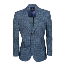 Benesse男款印染小方格組合夾克 CJVL7015