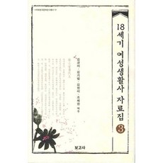 18世紀女性生活史資料集.3, 金敬美,金起林,金賢美,趙惠蘭 譯註, 報告社
