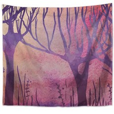 비케이 동화속 수채화 숲속 장식천