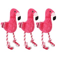 Weissel 狗火烈鳥毛絨玩具 13 x 46 厘米, 混色, 3片