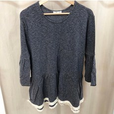 최신마미 임부 프릴 롱 티셔츠