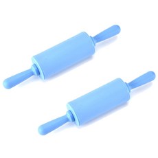 슈퍼식스 베이킹도구 실리콘 스틱 롤링 롤 블루, 2개입