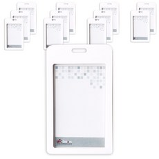 VIC DREAM 立式ID職員證卡片夾, 12入, 白色