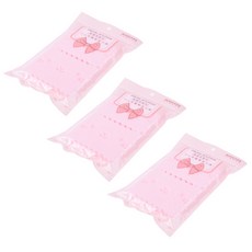 ABM洗臉海綿 2入, 粉色的, 3片