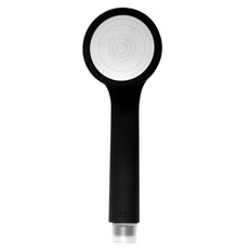 Basstem啞光黑風花灑頭, 霧黑, 1入