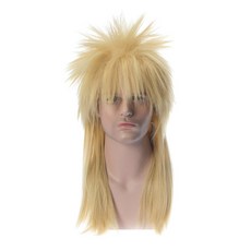 派對服.com PUNK 派對假髮 ROGB13701, 黃色, 1個