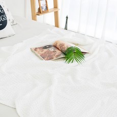 APOA ROOM 白色簡約床墊毯, 白色的