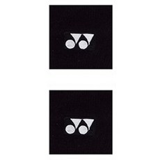 요넥스 손목밴드 AC9301 2개입, 블랙, 2개