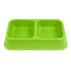 러브옥스 밤부베이직 반려견 식기 M, 그린, 1개