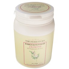 THE HERB STORY Happy Trading 茉莉泡泡浴入浴粉 大容量, 1000g, 1個