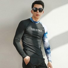 나야스타일 남성용 푸켓 래쉬가드 상의