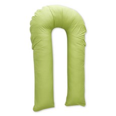 이코니하우스 컬러팝 U자 바디필로우 커버, 그린