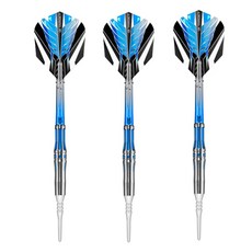 타켓 소프트배럴 라이징썬 95 2BA Soft Tip 18g 다트샤프트, 혼합 색상, 3개
