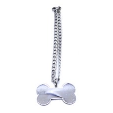 하온펫 뼈다귀 팬던트 대 강아지 목걸이 XXS H, 1개