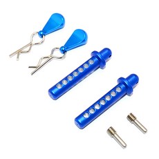 GPM AXIAL SMT10 ALUMINIUM Front Body Post With Clip & Mount RC카 바디부품, B, 1세트