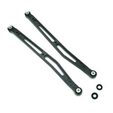 GPM AXIAL SMT10 ALUMINIUM Front/Rear Upper Chassis Link Parts RC카 바디부품 2p, BK, 1세트