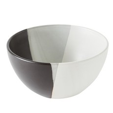 소일베이커 밍글 샐러드볼, 흑색 + 백색 + 그레이, 1개