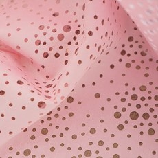 蝴蝶觸感 圓圈鏤空素色布料, 02 粉紅色